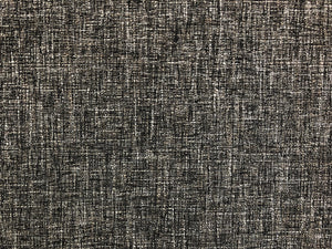 Charcoal Brown Cream Taupe MCM Mid Century Modern Tweed Upholstery Fabric