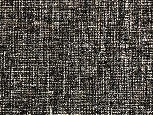 Charcoal Brown Cream Taupe MCM Mid Century Modern Tweed Upholstery Fabric