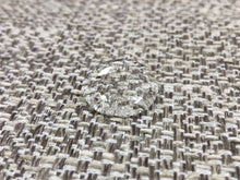Load image into Gallery viewer, Water &amp; Stain Resistant Polypropylene Taupe Cream MCM Mid Century Modern Tweed Upholstery Fabric