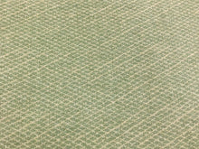 Load image into Gallery viewer, Designer Beige Seafoam Green Small Scale Linen Poly Snake Reptile Pattern Upholstery Drapery Fabric