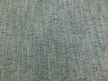 Load image into Gallery viewer, Designer Linen Viscose Navy Blue Cream Woven Small Check Upholstery Fabric