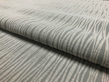 Load image into Gallery viewer, Designer Water &amp; Stain Resistant Grey Abstract Geometric Chenille Upholstery Fabric