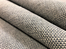 Load image into Gallery viewer, 2.75 Yds Designer Water &amp; Stain Resistant MCM Grey Beige Canvas Upholstery Fabric