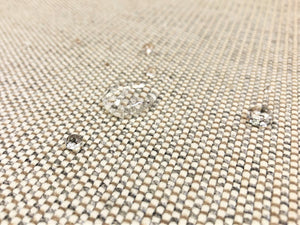 Designer Water & Stain Resistant Grey Beige MCM Tweed Upholstery Fabric