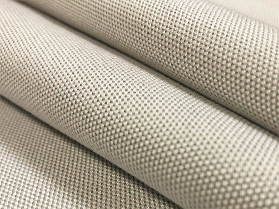 Silver Grey Indoor Outdoor Water & Stain Resistant Canvas Upholstery Drapery Fabric