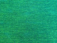 Load image into Gallery viewer, 1 1/3 Yard Designer Water &amp; Stain Resistant Teal Neon Green Abstract Chenille Upholstery Fabric