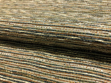 Load image into Gallery viewer, 1 2/3 Yard Designer Beige Brown Grey Abstract Stripe Upholstery Fabric