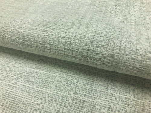 Designer Water & Stain Resistant MCM Mid Century Modern Off White Grey Distressed Textured Upholstery Fabric