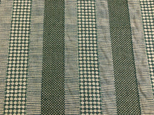 Load image into Gallery viewer, 1 1/3 Yard Pierre Frey Fantasia Lagon Boussac Embroidered Geometric Blue Beige Green Upholstery Fabric