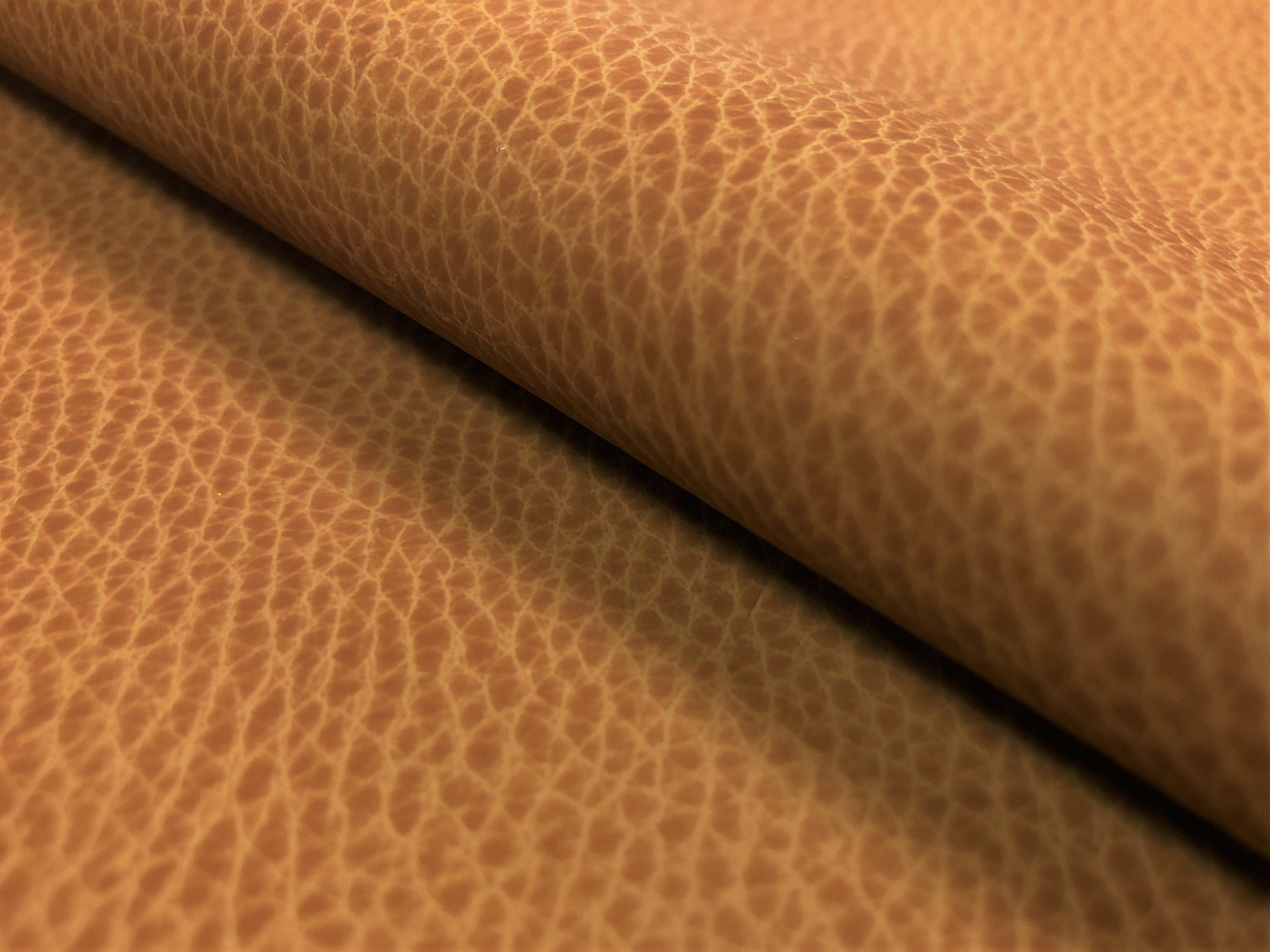 Soft Caramel Brown Vegan Leather Vinyl | Fabric Bistro | Columbia