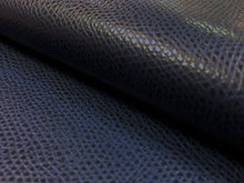 Load image into Gallery viewer, Mayer Fabrics Kobe Indigo Navy Blue Glossy Vegan Faux Leather Upholstery Vinyl