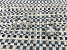 Load image into Gallery viewer, Designer Water &amp; Stain Resistant Woven Navy French Blue Beige White MCM Upholstery Fabric