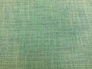 Designer Seafoam Green MCM Mid Century Modern Tweed Upholstery Drapery Fabric