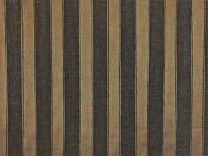 Designer Water & Stain Resistant British Wool Grey Taupe Stripe Upholstery Drapery Fabric