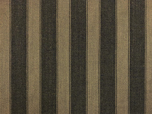 Designer Water & Stain Resistant British Wool Grey Taupe Stripe Upholstery Drapery Fabric