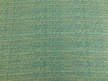 Load image into Gallery viewer, One Yd Designer Turquoise Blue Teal Woven MCM Mid Century Modern Tweed Upholstery Drapery Fabric
