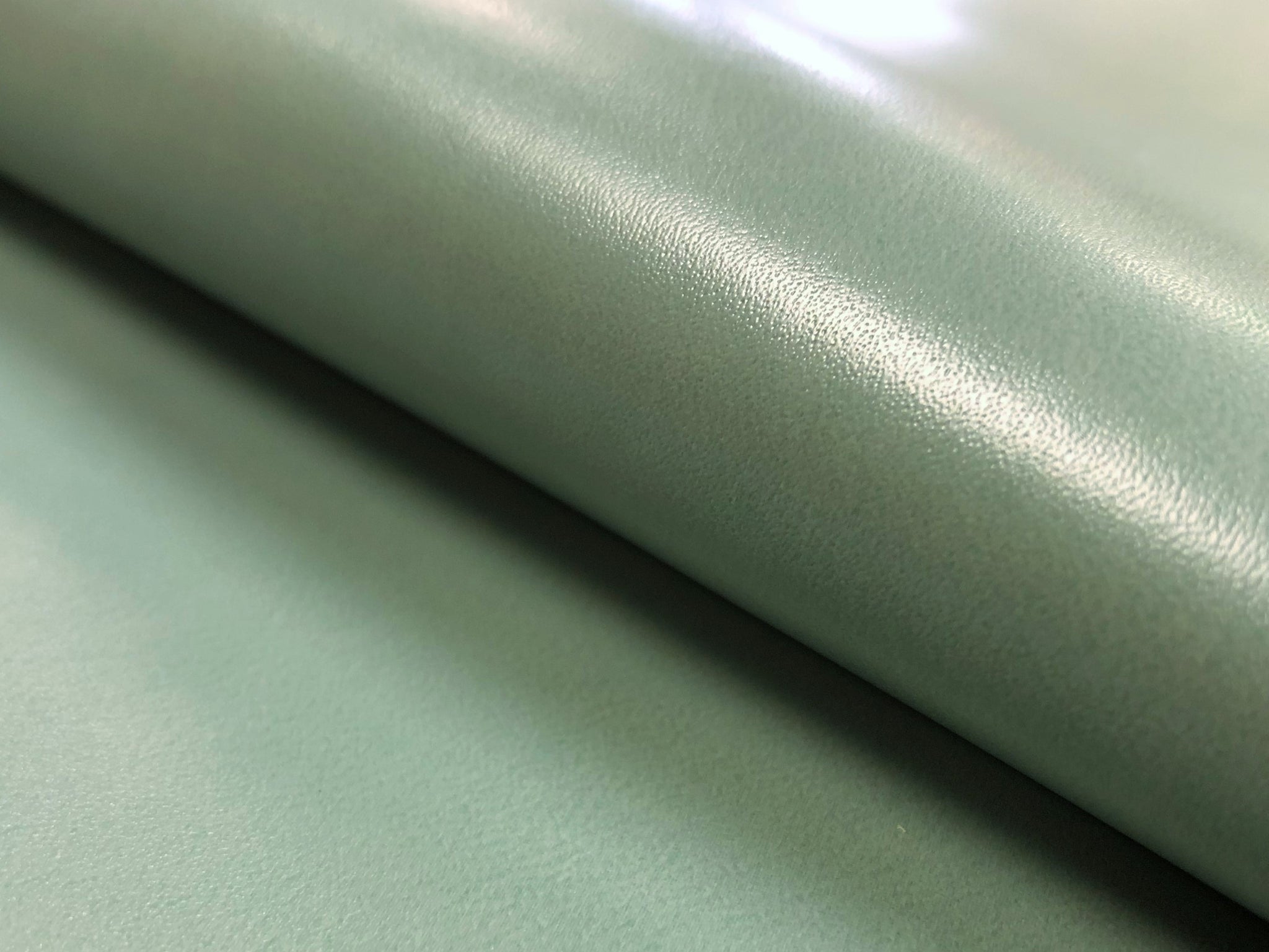 Seafoam Green Faux Leather Vinyl, Fabric Bistro, Columbia