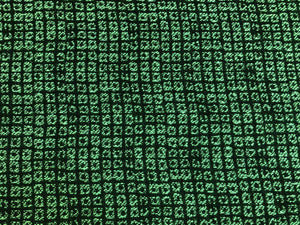 Designer Indoor Outdoor Solution Dyed Acrylic Green Black Geometric Abstract Upholstery Drapery Fabric