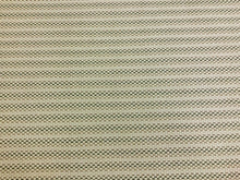 Load image into Gallery viewer, 1 1/3 Yard Designer Woven Vegan Faux Leather Beige Taupe Green Basketweave Upholstery Vinyl Fabric