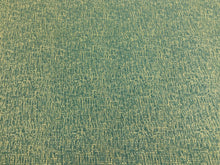 Load image into Gallery viewer, Designer Water &amp; Stain Resistant MCM Mid Century Modern Teal Blue Green Tweed Upholstery Fabric