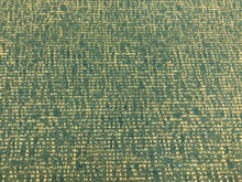 Load image into Gallery viewer, Designer Water &amp; Stain Resistant MCM Mid Century Modern Teal Blue Green Tweed Upholstery Fabric