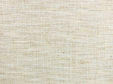 Load image into Gallery viewer, Designer Water &amp; Stain Resistant Beige Cream Taupe Rustic Woven MCM Linen Blend Upholstery Drapery Fabric