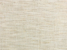 Load image into Gallery viewer, Designer Water &amp; Stain Resistant Beige Cream Taupe Rustic Woven MCM Linen Blend Upholstery Drapery Fabric