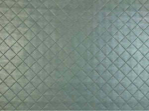 Designer Heavy Duty Seafoam Green Geometric Matelasse Upholstery Vinyl