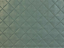 Load image into Gallery viewer, Designer Heavy Duty Seafoam Green Geometric Matelasse Upholstery Vinyl
