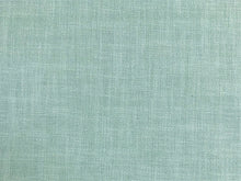 Load image into Gallery viewer, Designer Seafoam Green Faux Linen MCM Upholstery Drapery Fabric