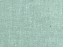 Load image into Gallery viewer, Designer Seafoam Green Faux Linen MCM Upholstery Drapery Fabric