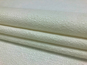 Designer Water & Stain Resistant MCM Mid Century Modern Off White Woven Tweed Upholstery Drapery Fabric
