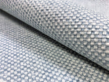Load image into Gallery viewer, Spradling Ecosense Grey Blue MCM Tweed Faux Leather Upholstery Vinyl
