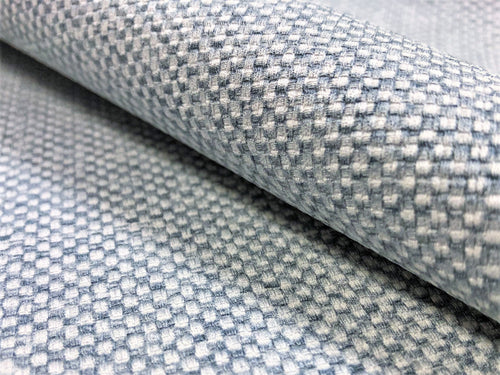 Spradling Ecosense Grey Blue MCM Tweed Faux Leather Upholstery Vinyl