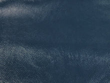 Load image into Gallery viewer, 1.75 Yds Designer Heavy Duty Commercial Navy Blue Vegan Faux Leather Upholstery Vinyl