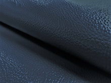 Load image into Gallery viewer, 1.75 Yds Designer Heavy Duty Commercial Navy Blue Vegan Faux Leather Upholstery Vinyl