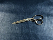Load image into Gallery viewer, 1.75 Yds Designer Heavy Duty Commercial Navy Blue Vegan Faux Leather Upholstery Vinyl