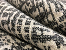 Load image into Gallery viewer, 1 1/3 Yd Kravet Art Scene Indoor Upholstery Grey Cream Abstract MCM Upholstery Fabric