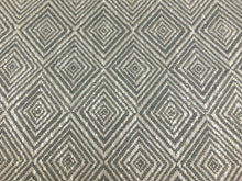 Load image into Gallery viewer, Designer Water &amp; Stain Resistant Grey Beige Geometric Abstract Woven Upholstery Fabric