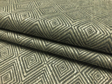 Load image into Gallery viewer, Designer Water &amp; Stain Resistant Grey Beige Geometric Abstract Woven Upholstery Fabric