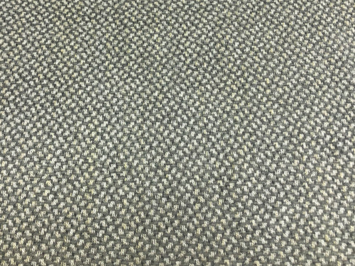 Designer Reversible Small Scale Animal Pattern Grey Beige Chenille Upholstery Fabric