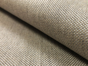 Designer Water & Stain Resistant Taupe MCM Canvas Upholstery Drapery Fabric