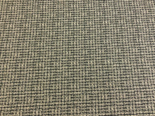 Load image into Gallery viewer, Designer Water &amp; Stain Resistant Solution Dyed Acrylic Black Beige Geometric Abstract Upholstery Drapery Fabric