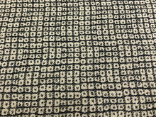 Load image into Gallery viewer, Designer Water &amp; Stain Resistant Solution Dyed Acrylic Black Beige Geometric Abstract Upholstery Drapery Fabric