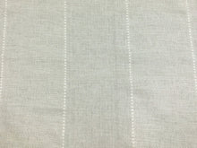 Load image into Gallery viewer, 1 1/3 Yd Designer Rustic Linen Flax Woven Oatmeal Cream Stripe Upholstery Fabric