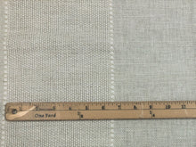 Load image into Gallery viewer, 1 1/3 Yd Designer Rustic Linen Flax Woven Oatmeal Cream Stripe Upholstery Fabric