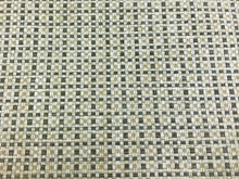 Load image into Gallery viewer, Designer Water &amp; Stain Resistant Heavy Duty Grey Cream Check Geometric Upholstery Fabric