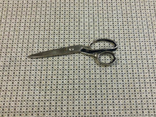 Load image into Gallery viewer, Designer Water &amp; Stain Resistant Heavy Duty Grey Cream Check Geometric Upholstery Fabric