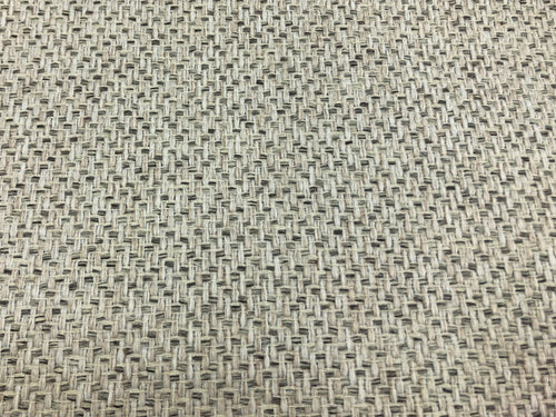 Designer Water & Stain Resistant Charcoal Grey Off White Beige Woven Tweed Upholstery Fabric