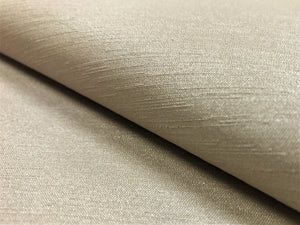 Designer Heavy Duty Champagne Beige Faux Silk MCM Faux Leather Upholstery Vinyl